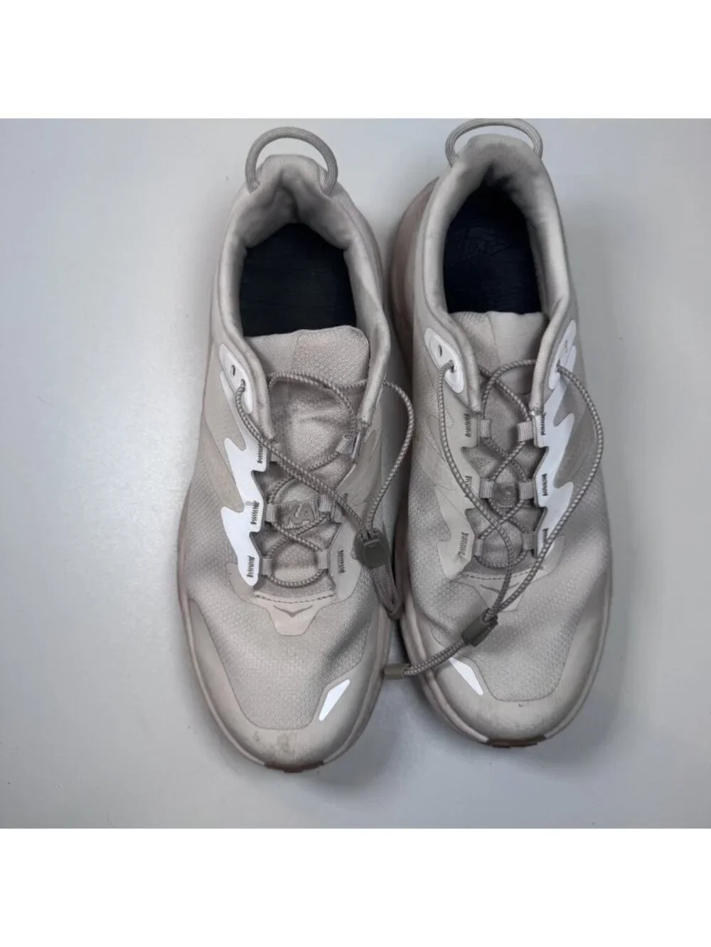 Hoka Transport Sneaker Eggnog Cordura Vibram Women's 9.5 42 Athletic Running